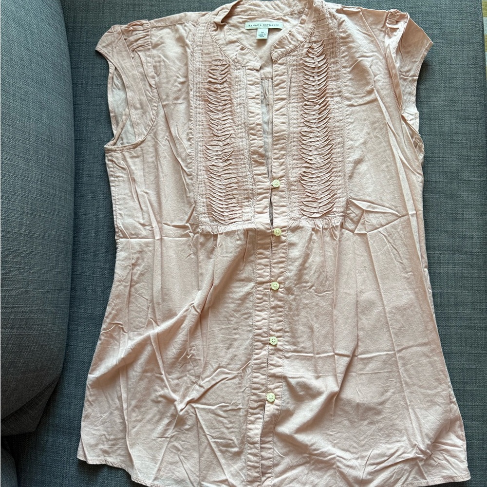 Banana Republic Blush Pink Blouse